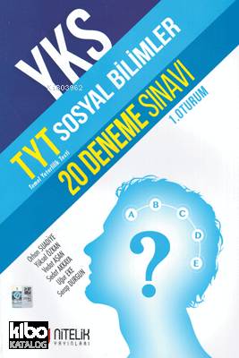 Nitelik Yayınları TYT Sosyal Bilimler 20 Deneme Sınavı Nitelik 
