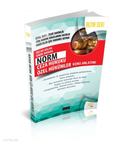 Norm Ceza Hukuku Özel Hükümler Konu Anlatımlı
