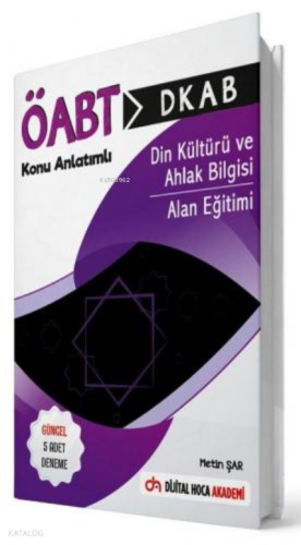ÖABT Din Kültürü ve Ahlak Bilgisi Öğretmenliği Konu Anlatımlı Dijital Hoca Akademi