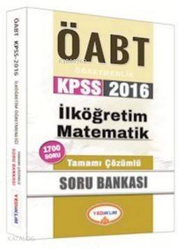 Öabt Kpss İlköğretim Matematik Öğretmenliği; Tamamı Çözümlü Soru Banka