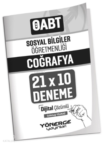 ÖABT Sosyal Bilgiler Öğretmenliği Coğrafya 21x12 Deneme Çözümlü