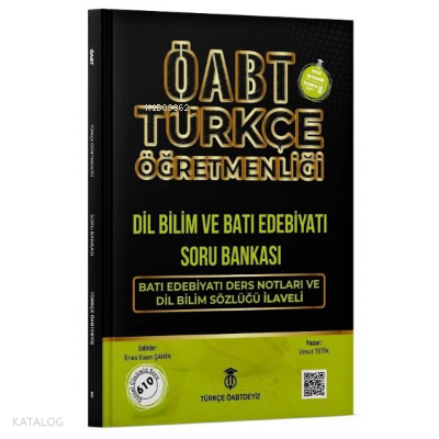 ÖABT Türkçe Dil Bilim ve Batı Edebiyatı Soru Bankası Çözümlü