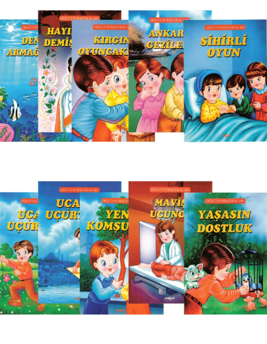 Oğuz'un Maceraları Takım 10 Kitap