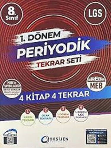 Oksijen Yayınları 8. Sınıf 1. Dönem Periyodik Tekrar Seti - Kitapiks.c