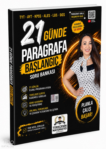 Oksijen Yayınları Türkçenin Matematiği 21 Günde Paragrafa Başlangıç Soru Bankası