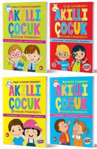 Okul Öncesi Gelişim Etkinlik Kitapları Seti (4 Kitap Takım)