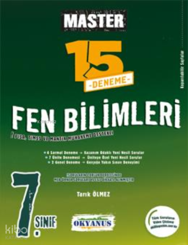 Okyanus 7. Sınıf Master 15 Fen Bilimleri Denemesi
