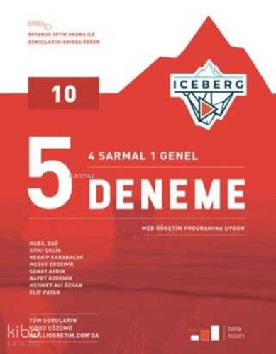 Okyanus Yayınları 10. Sınıf Iceberg 5'li Deneme