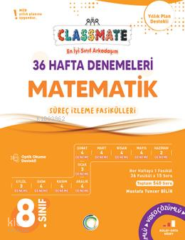 Okyanus Yayınları 8. Sınıf Classmate 36 Hafta Denemeleri Matematik