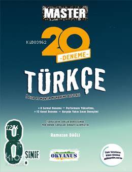 Okyanus Yayınları 8. Sınıf LGS Türkçe Master 20 Deneme Okyanus Y