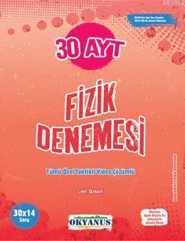 Okyanus Yayınları AYT 30 Fizik Denemesi Okyanus Y