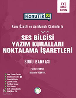 Okyanus Yayınları Ses Bilgisi, Yazım Kuralları, Noktalama İşaretleri KonuTik Soru Bankası