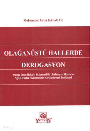 Olağanüstü Hallerde Derogasyon
