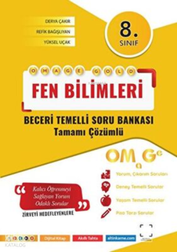 Omage 8. Sınıf  Gold Fen Bilimleri Soru Bankası