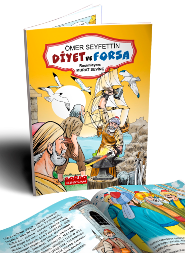 Ömer Seyfettin Hikayeleri Diyet ve Forsa (Renkli Resimli 1. ve 2. Sınıflara - 6+Yaş)
