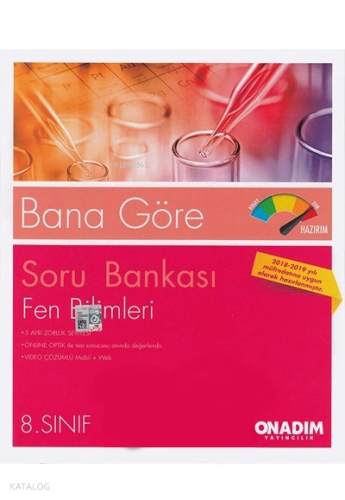 Onadım 8.Sınıf Bana Göre Soru Bankası Fen Bilimler