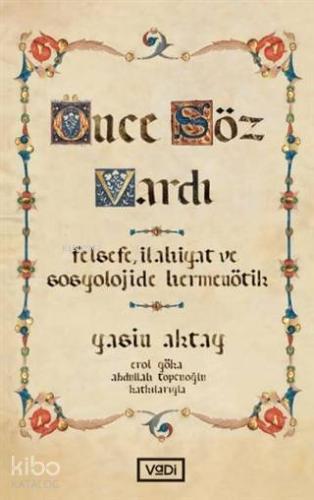 Önce Söz Vardı - Kitapiks.com