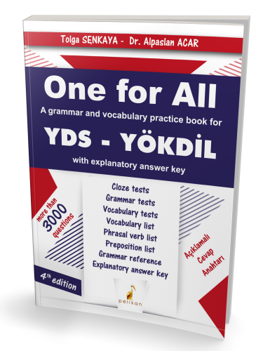 One For All A Grammar and Vocabulary Practice Book For YDS - Kitapiks.