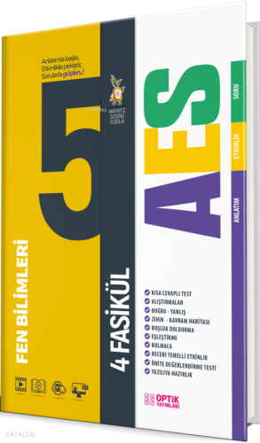Optik Yayınları 5. Sınıf Fen Bilimleri AES Etkinlikli Soru Bankası