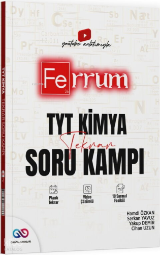 Orbital Yayınları TYT Kimya Ferrum Tekrar Soru Kampı