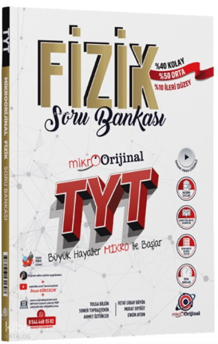 Orijinal Mikro TYT Fizik Soru Bankası