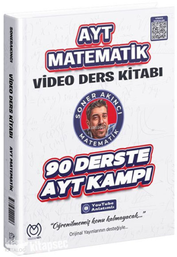 Orijinal Yayınları AYT Matematik Video Ders Kitabı Orijinal Meta Yayınları