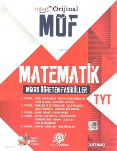 Orijinal Yayınları Mikro TYT Matematik MÖF Mikro Öğreten Fasiküller Set