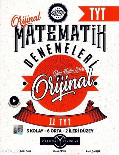 Orijinal Yayınları TYT Matematik 11 Orijinal Denemeleri Orijinal
