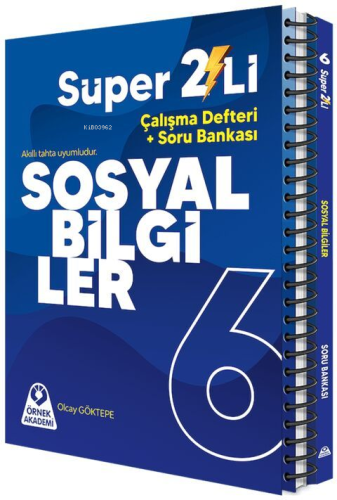Örnek Akademi 6. Sınıf Süper İkili Sosyal Bilgiler Seti - Kitapiks.com