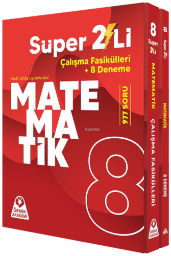 Örnek Akademi 8. Sınıf Süper İkili Matematik Seti - Kitapiks.com