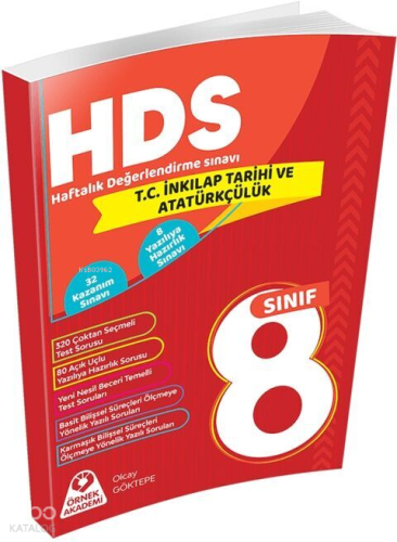 Örnek Akademi 8. Sınıf T.C. İnkılap Tarihi ve Atatürkçülük Haftalık De