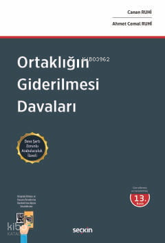 Ortaklığın Giderilmesi Davaları (Ciltli)
