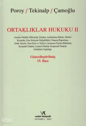 Ortaklıklar Hukuku II