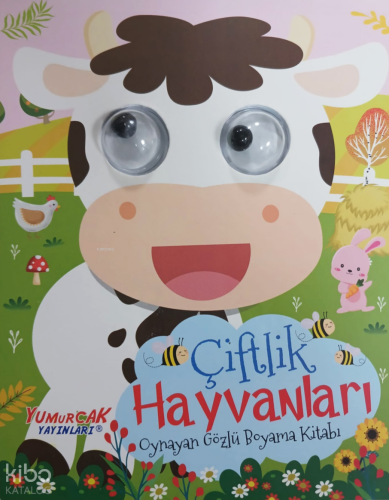 Oynayan Gözlü Boyama Kitabı – Çiftlik Hayvanları