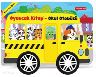 Oyuncak Kitap - Okul Otobüsü (Ciltli);Gerçek Tekerlekli