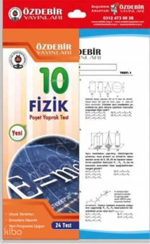 Özdebir 10.Sınıf Poşet Yaprak Test Fizik