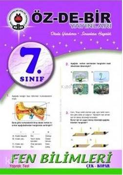 Özdebir 7.Sınıf Poşet Yaprak Test Fen Bilimleri - Kitapiks.com