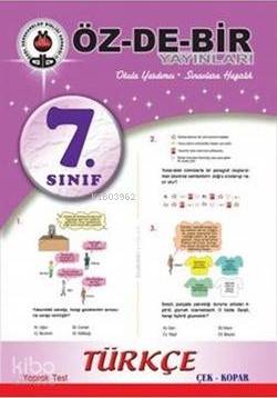 Özdebir 7.Sınıf Poşet Yaprak Test Türkçe - Kitapiks.com