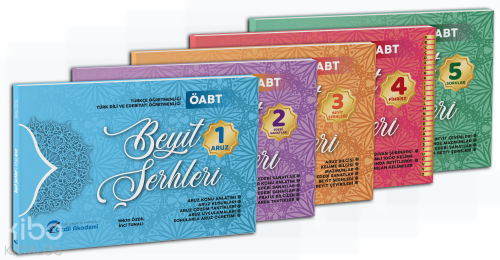 Özdil Akademi ÖABT Türk Dili Edebiyatı ve Türkçe Beyit Şerhleri Konu Anlatımlı Soru Bankası 5 li Set - Yekta Özdil Özdil Akademi Yayınları