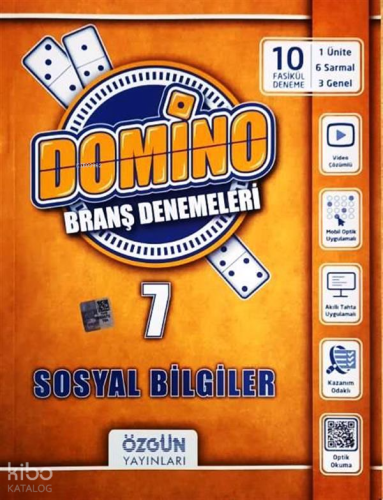 Özgün 7. Sınıf Sosyal Bilgiler Domino Branş Denemeleri
