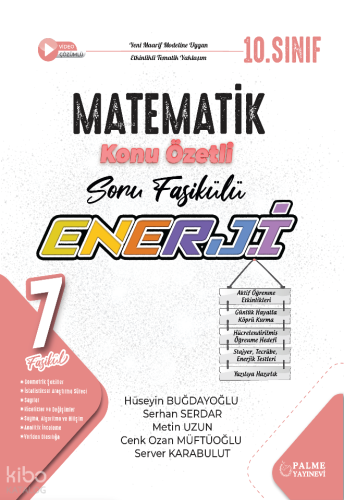 Palme 10.Sınıf Enerji Matematik Konu Özetli Soru Fasikülleri (7 Fasikül)