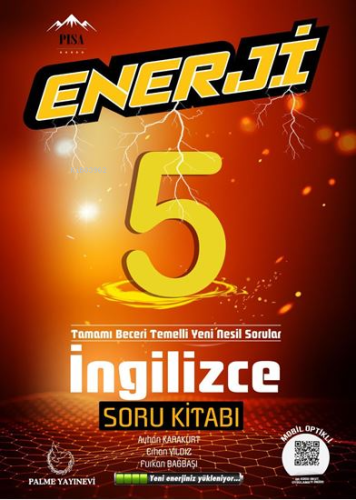 Palme 5.Sınıf Enerji İngilizce Soru Kitabı - Kitapiks.com