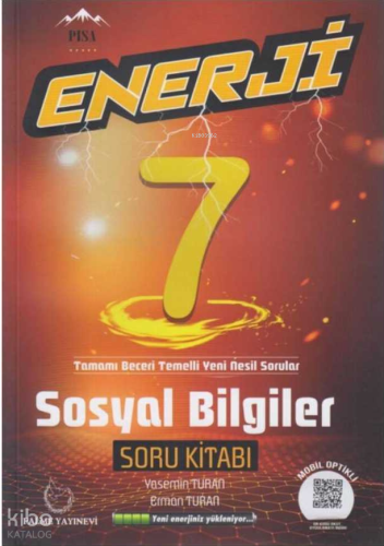 Palme 7.Sınıf Enerji Sosyal Bilgiler Soru Kitabı