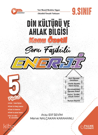 Palme 9. Sınıf Enerji Din Kültürü ve Ahlak Bilgisi Konu Özetli Soru Fa