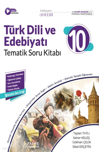 Palme Edebiyatın Jokeri 10. Sınıf  Türk Dili ve Edebiyatı Tematik Soru Kitabı
