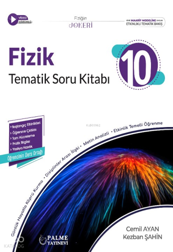 Palme Fiziğin Jokeri 10. Sınıf Fizik Tematik Soru Kitabı