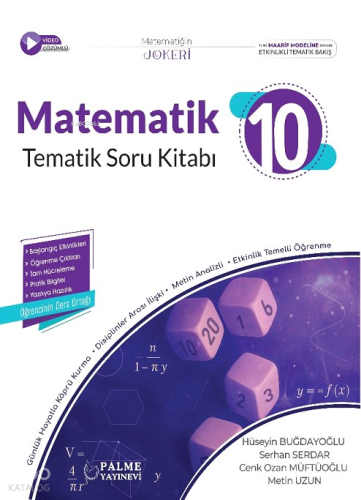 Palme Matematiğin Jokeri 10. Sınıf Matematik Tematik Soru Kitabı