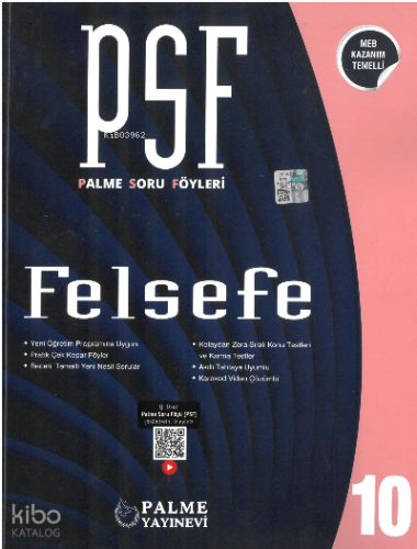 Palme Psf 10.Sınıf Felsefe Soru Föyleri *Kurumsal*