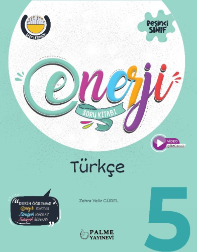 Palme Yayınevi 5.Sınıf Enerji Türkçe Soru Kitabı