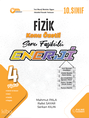 Palme Yayınları 10. Sınıf Fizik Enerji Konu Özetli Soru Fasikülleri (4